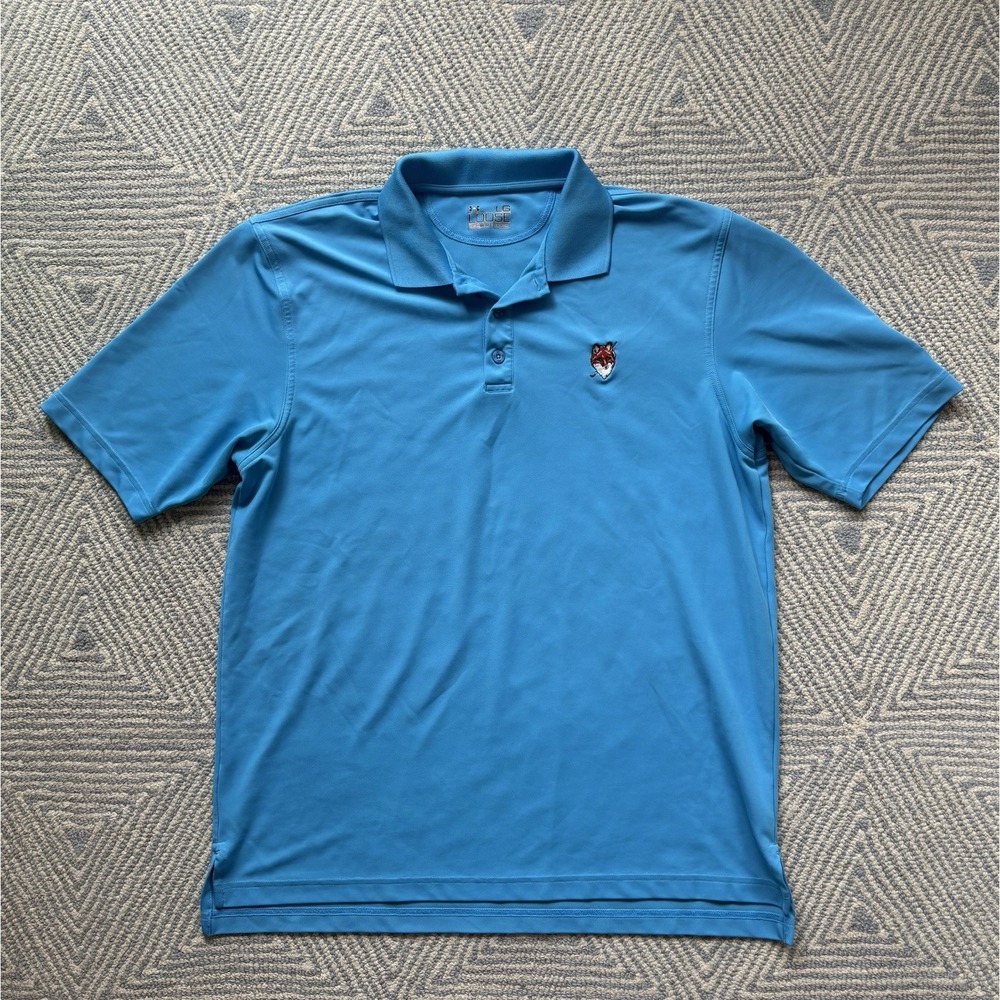 Under Armour Fox Golf County Club Logo Polo Shirt - Blue - Large